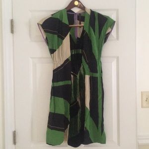 Silk and velvet dress from A Common Thread likenew